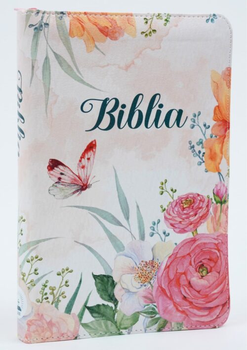 Biblie medie 056 ZTI Roz Floral
