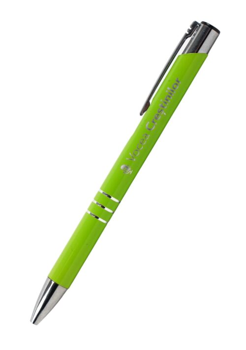 Pix din metal marca Vocea Creștinilor Verde Deschis