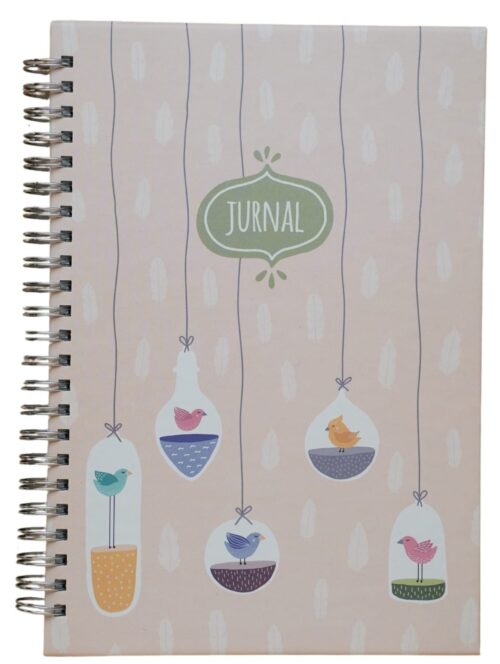 Jurnal cu spirală Design păsări