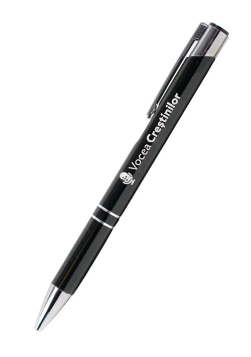 Pix din metal marca Vocea Crestinilor Negru