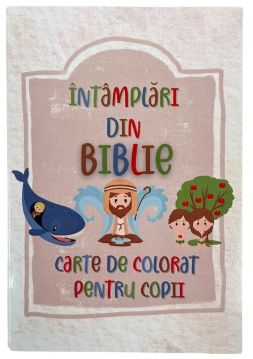 Întâmplări din Biblie - Cărticică de colorat (copii 3-6 ani)