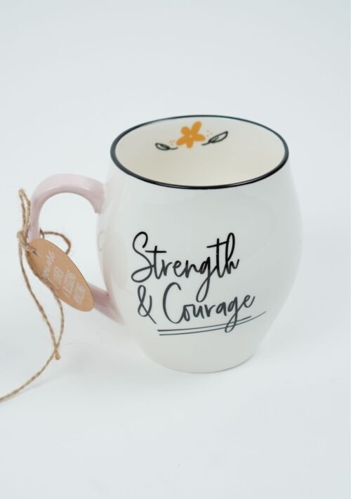 Cană din ceramică Strength and Courage
