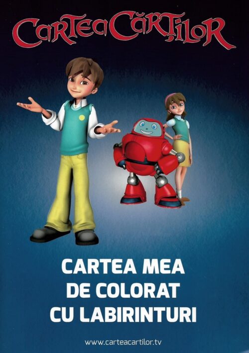 Cartea Cărților – Cartea mea de colorat cu labirinturi