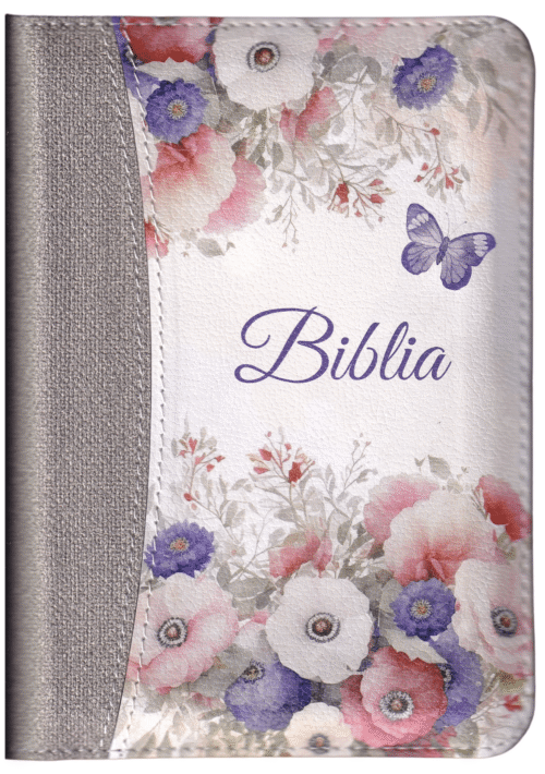 Biblie mica Gri floral 046 ZTI